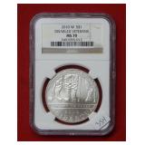 2010 W Disabled Veterans Dollar NGC MS70