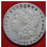 1896 S Morgan Silver Dollar   ---  Cleaned