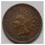 1866 Indian Head Cent -- Grainy