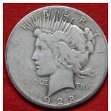 1928 Peace Silver Dollar