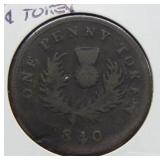 1840 Token - Nova Scotia