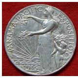 1915 S Panama Pacific Silver Comm Half Dollar