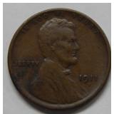 1911 S Lincoln Wheat Cent