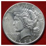 1928 Peace Silver Dollar