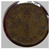 1943 Canada Nickel Tombac