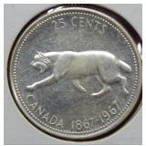 1967 Canada Silver Quarter