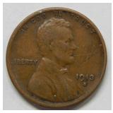 1913 S Lincoln Wheat Cent