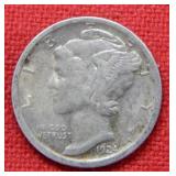 1924 S Mercury Silver Dime