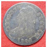 1809 Bust Silver Half Dollar