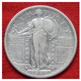 1917 Standing Liberty Silver Quarter Type I