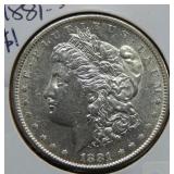 1881 S Morgan Silver Dollar