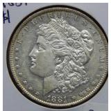 1881 O Morgan Silver Dollar