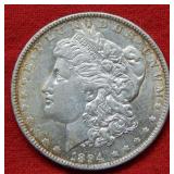 1894 O Morgan Silver Dollar