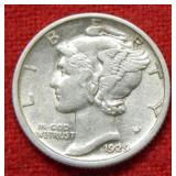 1929 Mercury Silver Dime