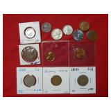 Grab Bag of US & Foreign Coins