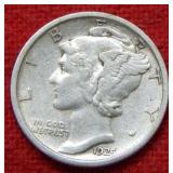 1924 Mercury Silver Dime
