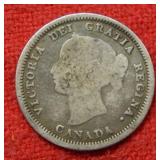 1870 Canada Half Dime