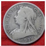 1893 Great Britain Half Crown