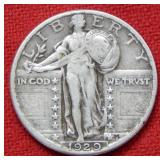 1929 Standing Liberty Silver Quarter