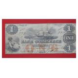 1867 State of Georgia $1 Note