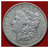 1901 Morgan Silver Dollar