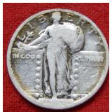 1924 D Standing Liberty Silver Quarter
