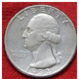 1932 Washington Silver Quarter