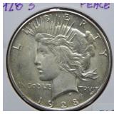 1928 S Peace Silver Dollar