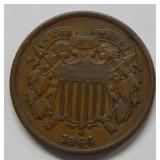 1864 Two Cent Piece
