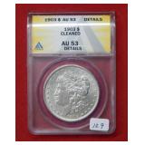 1903 Morgan Silver Dollar ANACS AU53 Details Clean