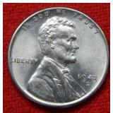 1943 D Lincoln Steel Cent -- Double Die