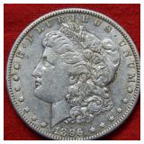 1896 O Morgan Silver Dollar