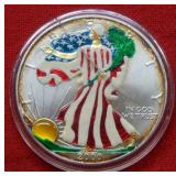 2000 American Eagle Colorized 1 Ounce Silver