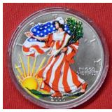 2000 American Eagle Colorized 1 Ounce Silver