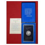 1884 CC Morgan Silver Dollar GSA Hoard Box/COA