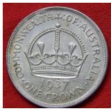 1937 Australia Silver Crown