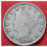 1904 Liberty V Nickel