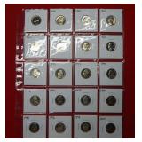 (20) Proof Jefferson Nickels