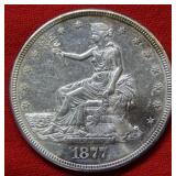 1877 S Trade Silver Dollar