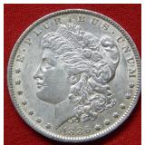 1886 O Morgan Silver Dollar