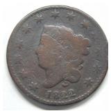 1822 Large Cent
