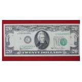 1981 $20 Federal Reserve Note Mint Error