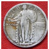 1924 Standing Liberty Silver Quarter