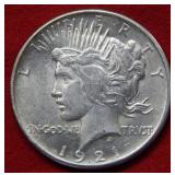 1921 Peace Silver Dollar --- High Relief