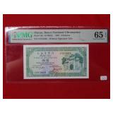 1981 Macau 5 Patacas PMG 65 EPQ