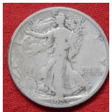 1923 S Walking Liberty Silver Half Dollar
