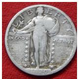 1920 S Standing Liberty Silver Quarter