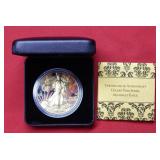 2017 American Eagle Colorized 1 Ounce Silver