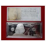 2017 $100 Replica 4 Ounce Silver - with COA