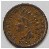 1881 Indian Head Cent